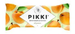 Батончик фруктовый, Абрикос-яблоко (25 г) PIKKI
