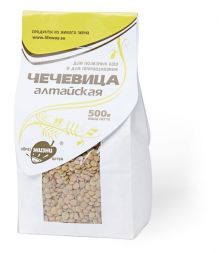 Чечевица алтайская, зерно для проращивания Образ Жизни (500 г)